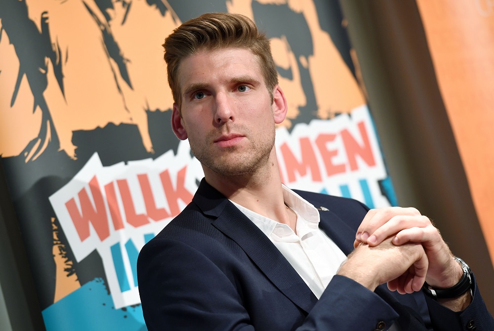 Andreas Luthe, Torwart, im Portrait während eines Interviews mit der DFL Stiftung.