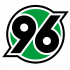 H96_Standard_Logo_b Logo von Hannover 96, grüne Basis mit schwarzer Zahl 96 und weißem Rand.