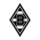 Logo Borussia Mönchengladbach Logo der Eintracht Braunschweig Stiftung mit stilisierter Darstellung eines Fußballschuhs in den Vereinsfarben Blau, Gelb und Weiß.