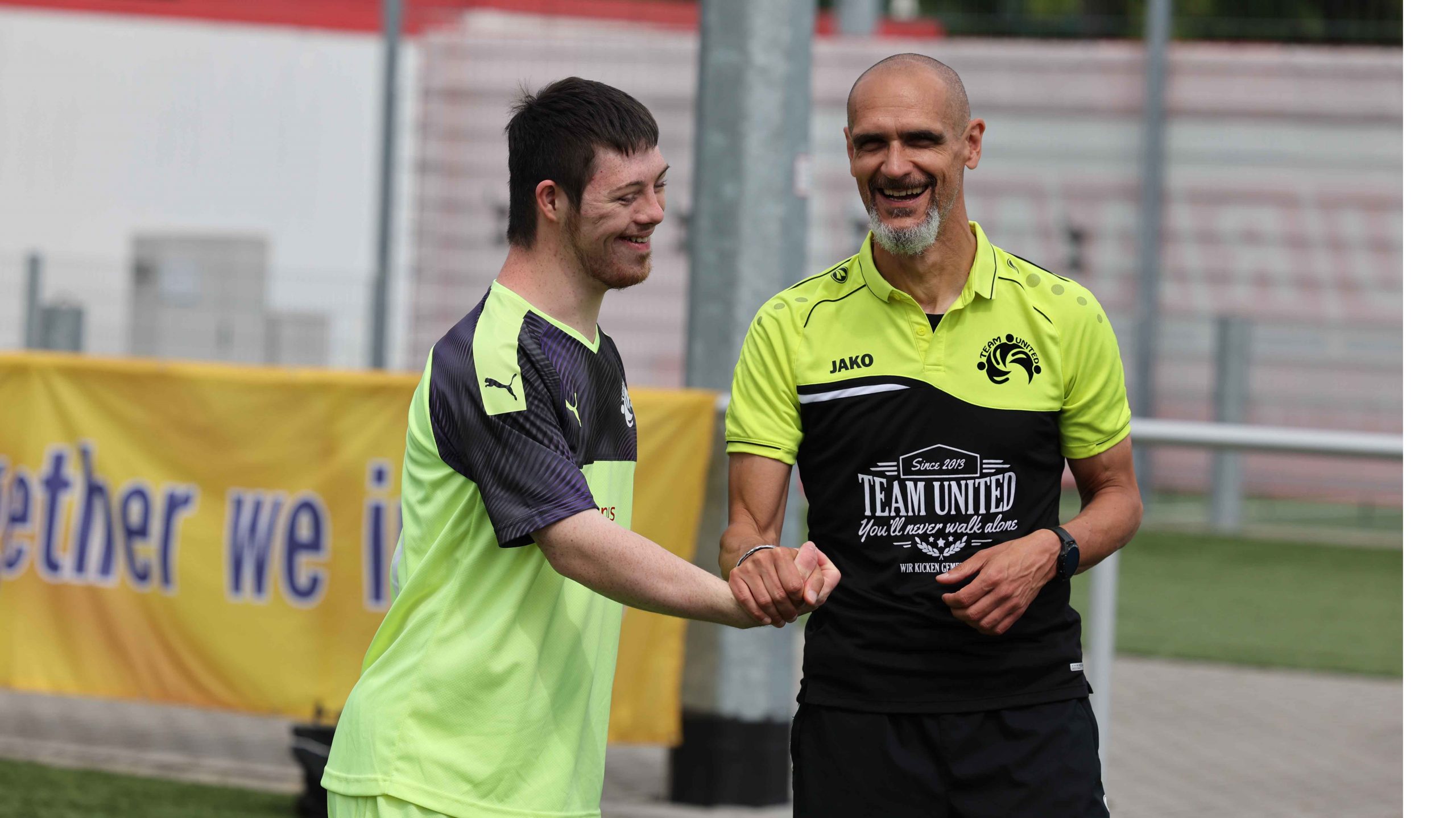 Lukas Jäger, Projektpate "Fußball trifft Kultur" der DFL Stiftung, Porträt.